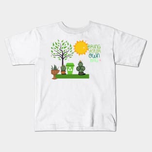 bring your own bag Kids T-Shirt